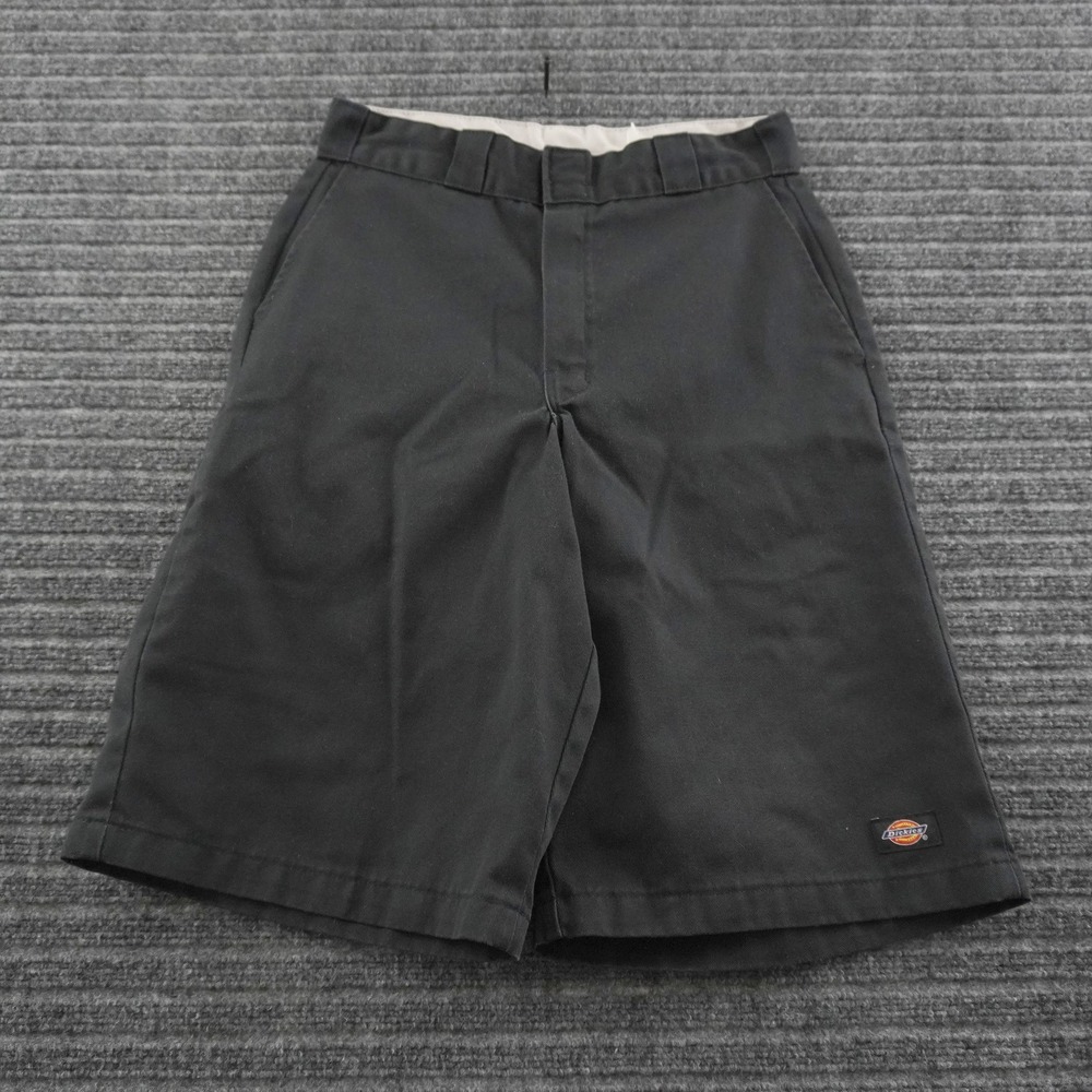 Dickies Loose Fit Work Shorts Mens 30 Black Multi-Pocket Streetwear